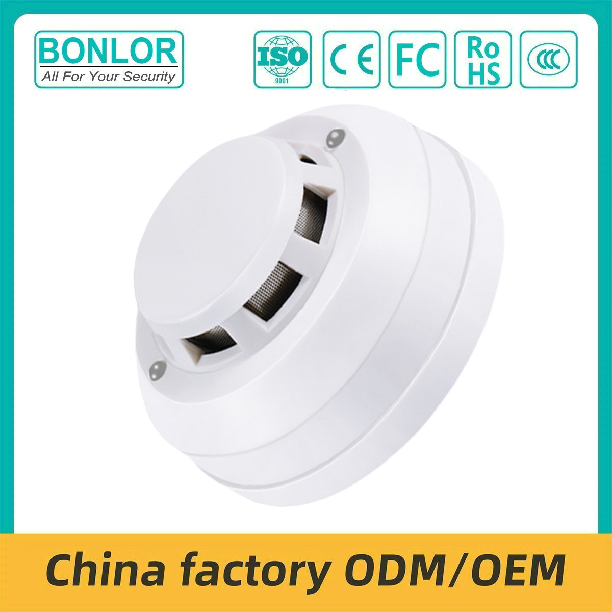 SF-602  NC/NO Photoelectric Optical Home Wire Smoke Detector Fire Alarm System