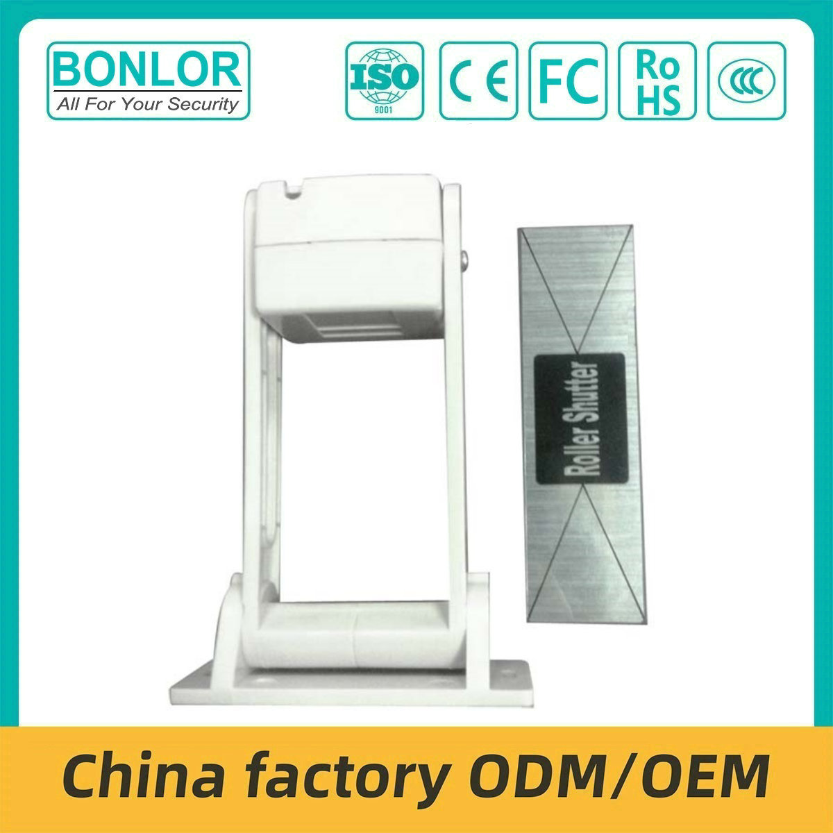 BR-54 Rolling Door Magnetic Contact Sensor Roller Shutter Magnetic Contact Switch Alarm