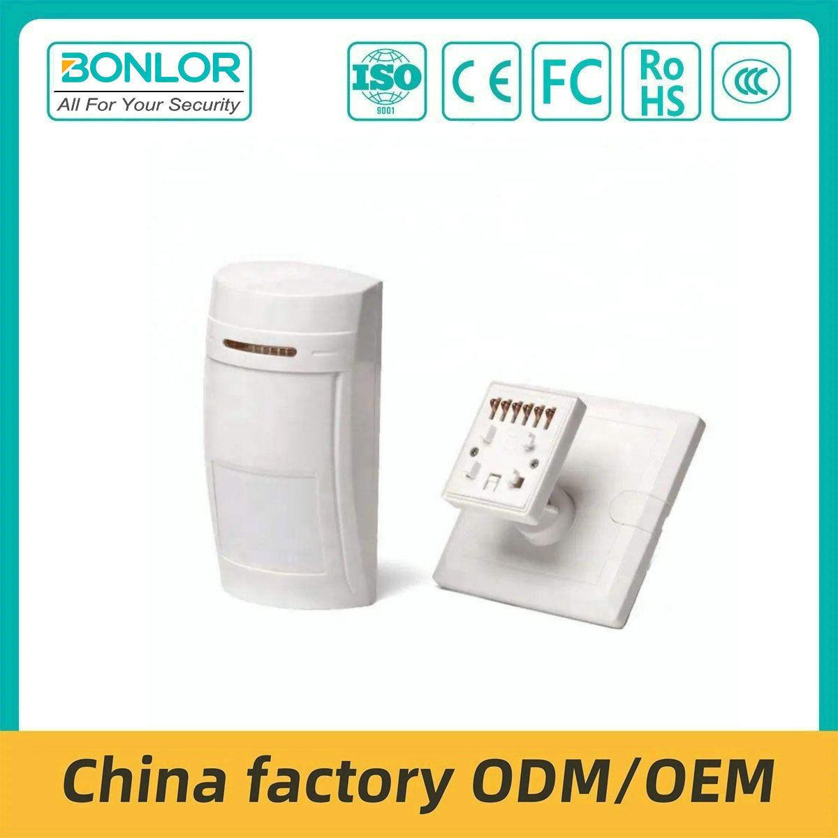 SF-928 New Good Quality Wired Alarm System Intelligent PIR & MW Ceiling Moun