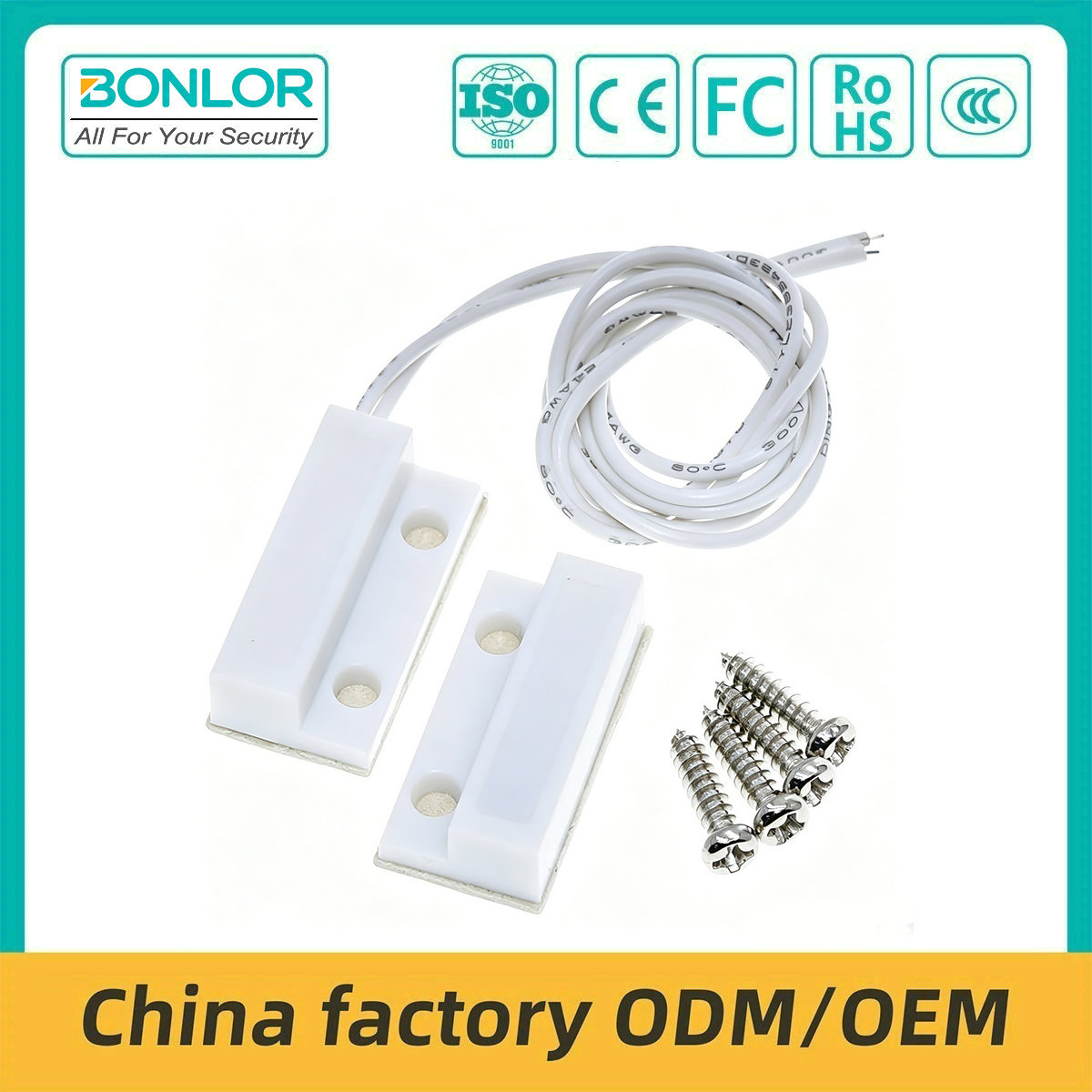 BR-38 door magnetic anti-theft alarm anti-theft device alarm window magnetic wired door magnetic switch