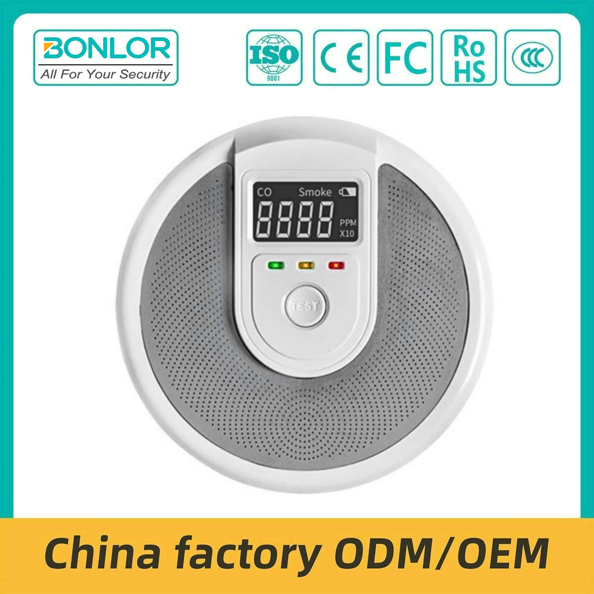 SF-426 Standalone Sound Voice CO Smoke Combined Alarm sensor