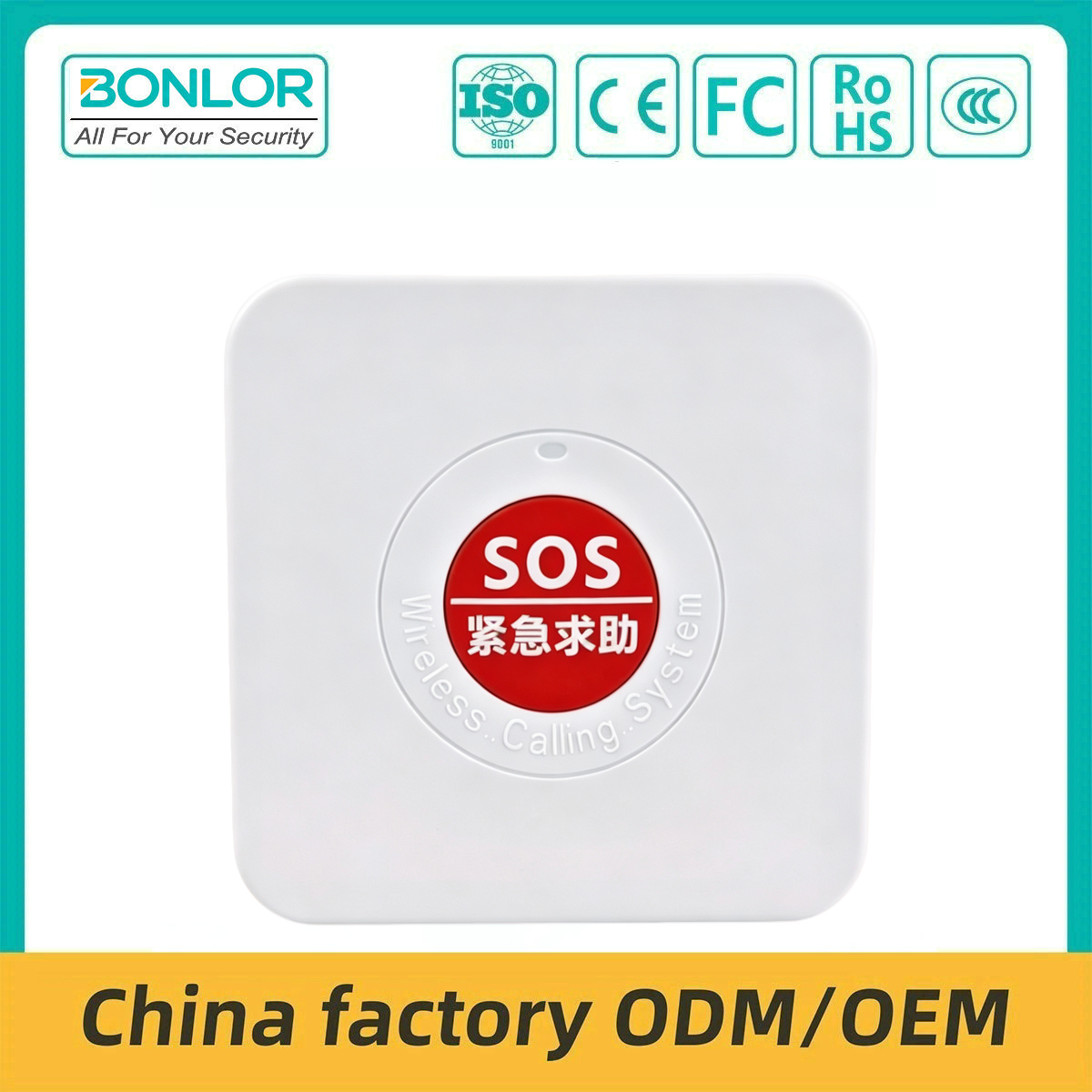 SF-S7 Wireless Home Security Fire Alarm 